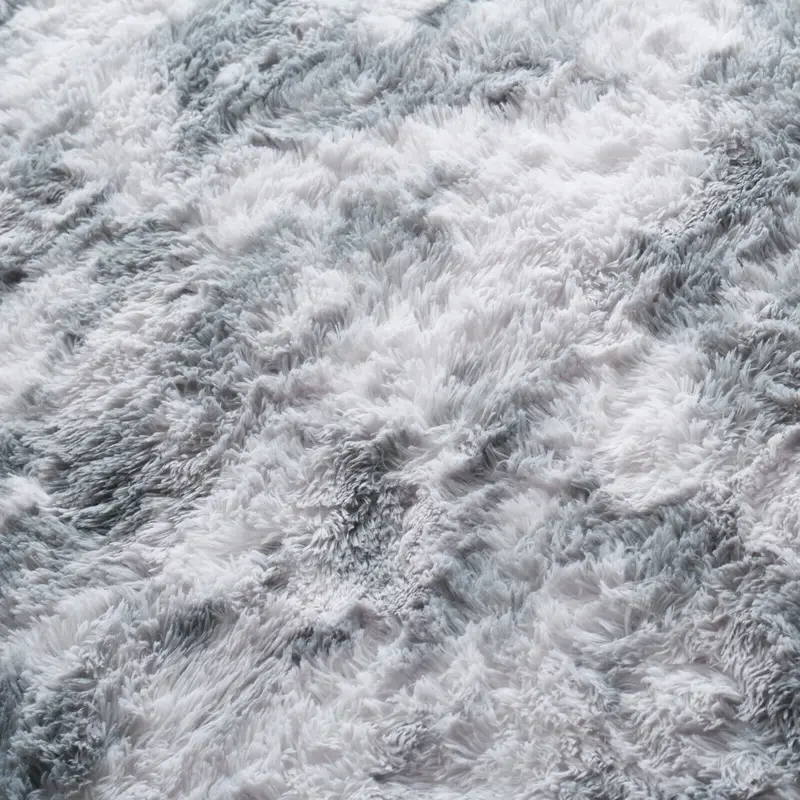 Fluffy Rugs Large Anti-Slip Grey Shaggy Rug Bedroom Living Room Floor Soft Carpet Mat 6