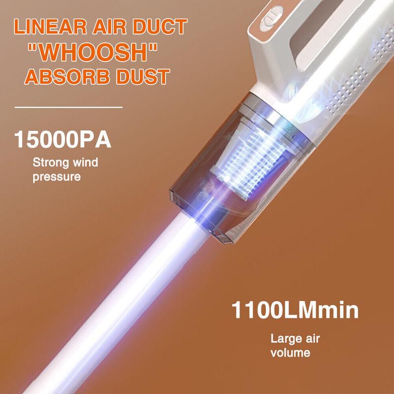 Product Introduction of Cordless Stick Vacuum Cleaner Wireless Vacuum Cleaner Upright Anti Hair Wrap Set 34