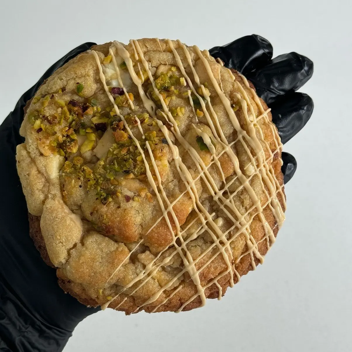 2x Pistachio White chocolate New York cookie- stuffed with pistachio spread DISPATCHED Monday-Wednesday only