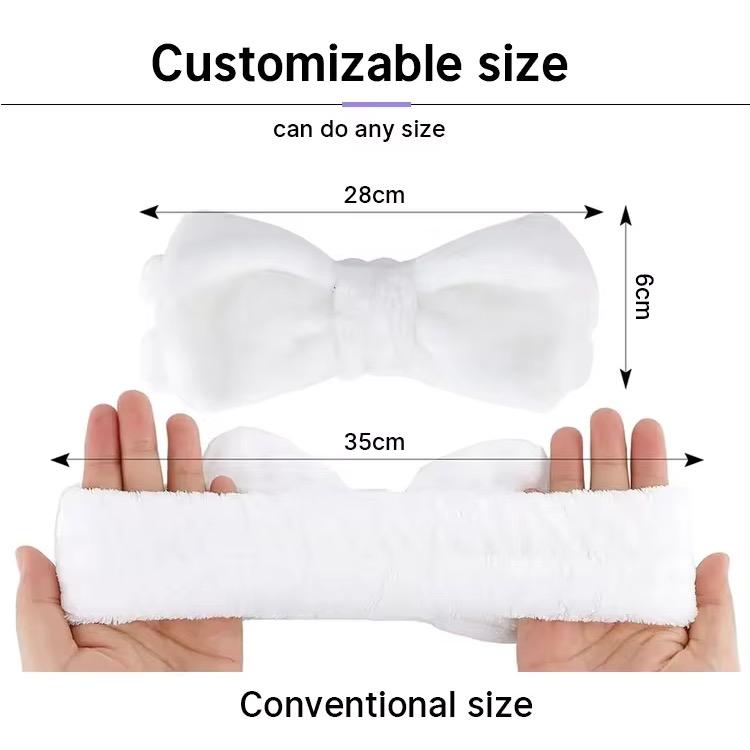 Premium 2 Pieces Spa Facial Headband for Makeup and Washing Face Women Spa Yoga Sports Shower Facial Head Band Elastic Head Wrap for Girls and Women 8