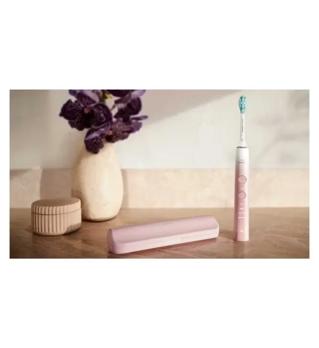 Philips Sonicare Electric Toothbrush DiamondClean 9000 Pink Special Edition with Travel Case HX9911/84 1