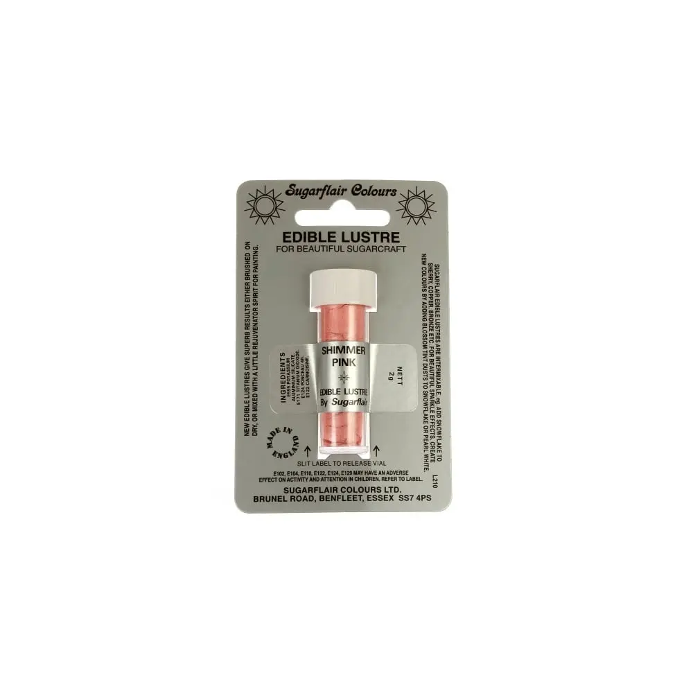 Pink Shimmer - Edible Lustre Dusting Colour 2g