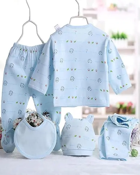 Baby Boy Clothes 0-3 Months 5pcs Baby Girl Outfits Gifts for Newborn 1