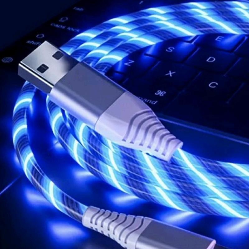 1 Metre LED 3in1 Magnetic Charging Cable 5