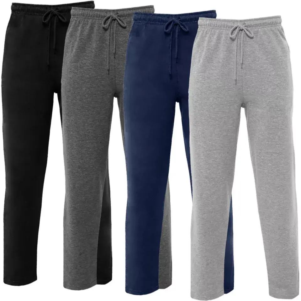 Men's Jogging Pants Tracksuit Bottoms Trousers Casual Mens Joggers Zip Pockets Elasticated Open Hem Classic Jog Sweatpants Sports Joggers for Men UK Size S-5XL Menswear Birthday Christmas Fleece