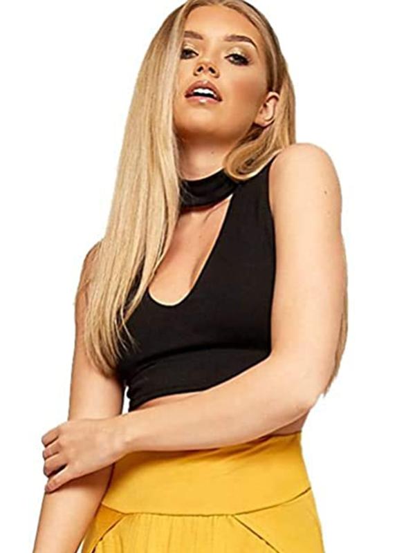 Womens Long Double Split High Waist Ladies Plain Jersey Stretch Two Side Slit Maxi Skirt 7