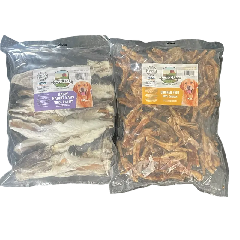 500g Rabbit Ears + 1KG Chicken Feet 1