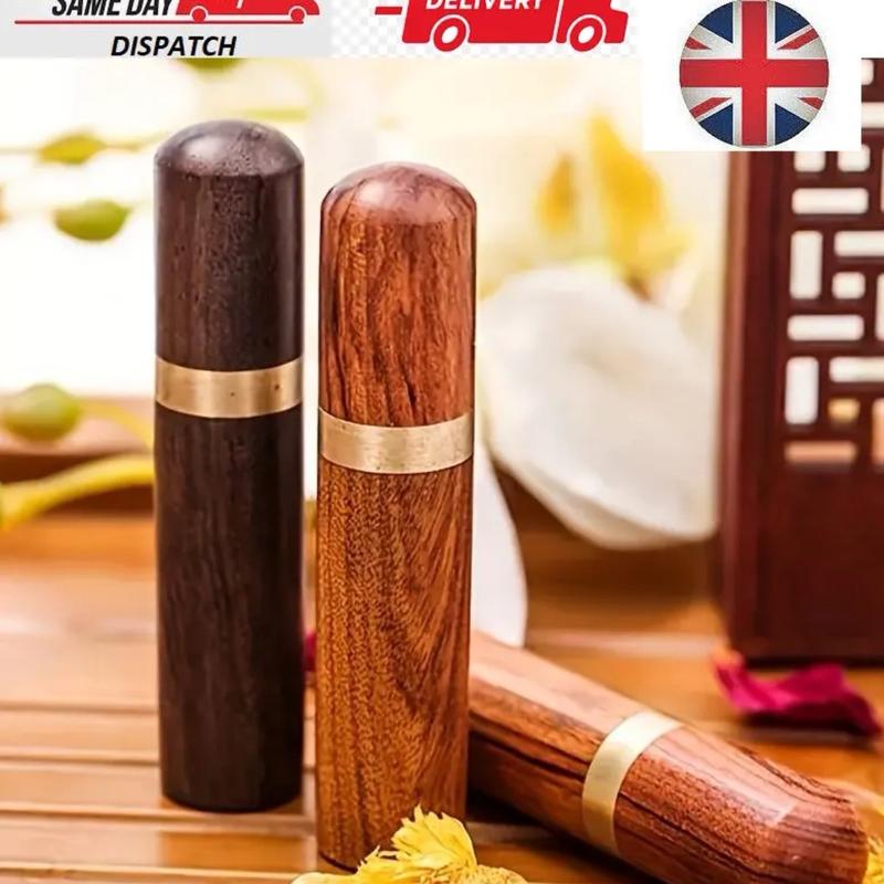 Vintage Wooden Toothpick Holder Pocket Toothpick Dispenser Boxes Tools Portable 0