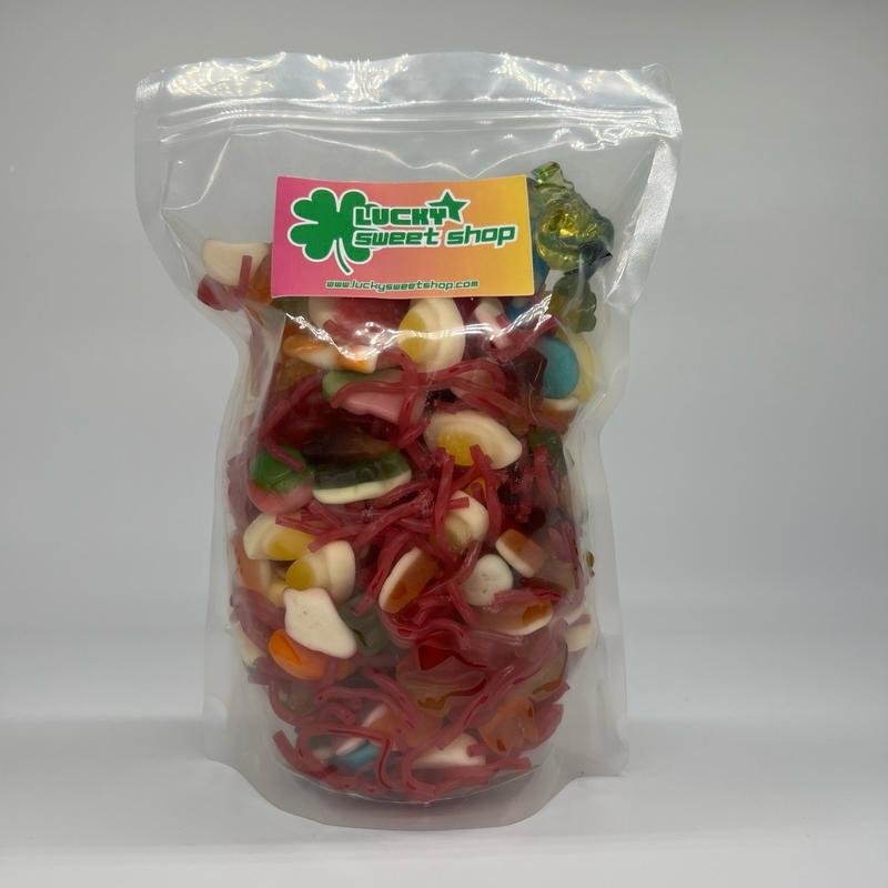 LuckySweetShop 1KG Jelly Mix - Assorted Flavors of Candy Snack 1