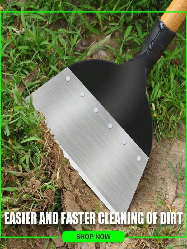 Multi-Functional Outdoor Garden Cleaning Shovel Steel Flat Shovel 0