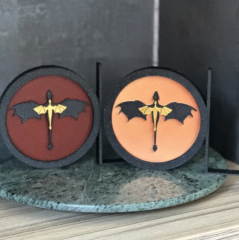 Fourth Wing Bookend - Perfect for Book Lovers 6