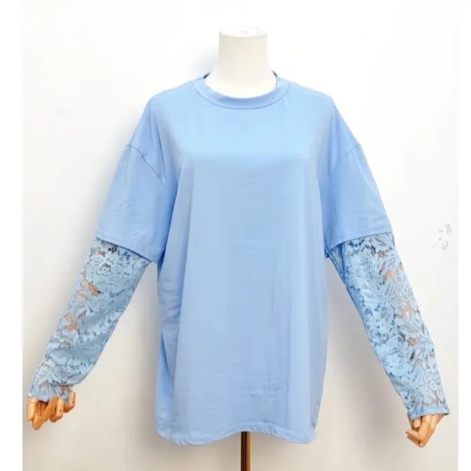 Lace long sleeve t shirt