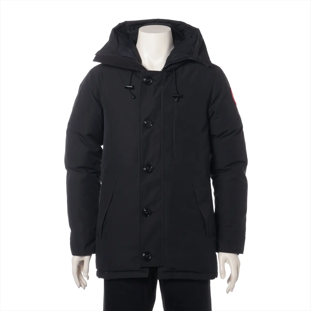 Preowned Canada Goose CHATEAU PARKA Cotton & Polyester Down jacket Fusion S Black 3426MA #444 Menswear Coats