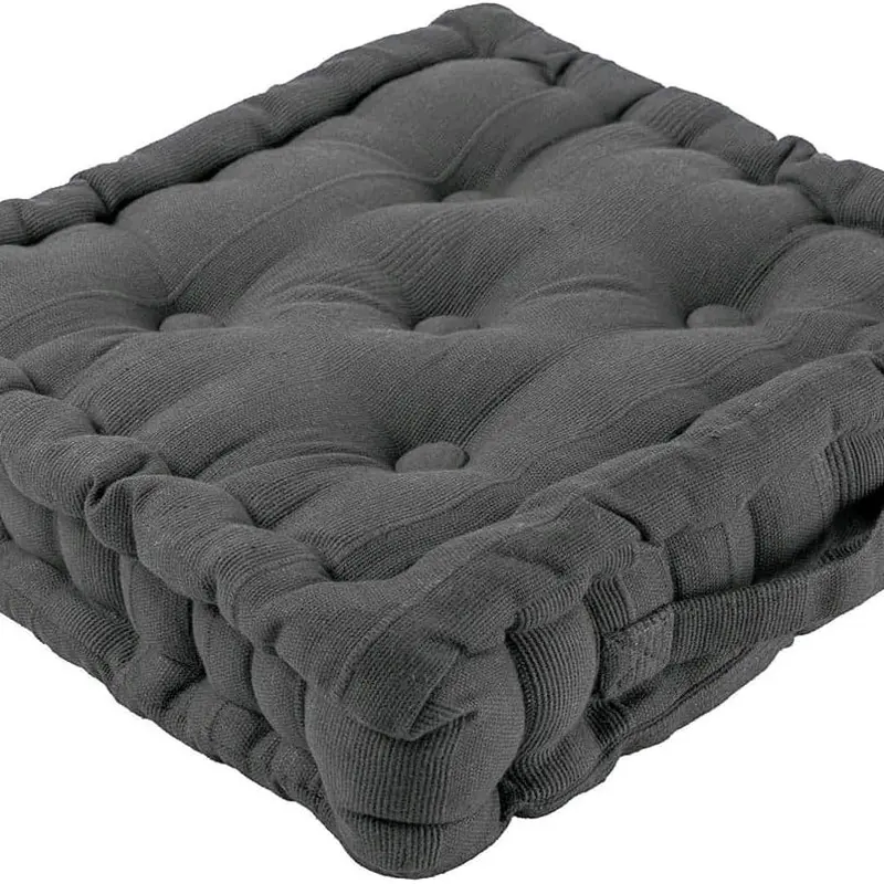 100 % Cotton Booster Cushion 10 Colours Thick Chunky Seat Pad Soft Fabric 2