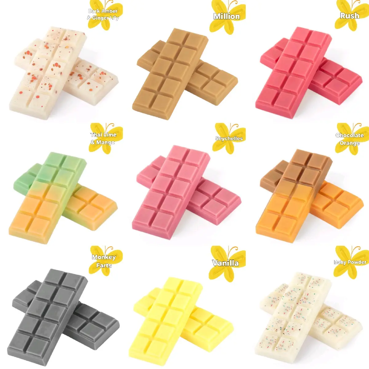 Scented Wax Melts 50g variations