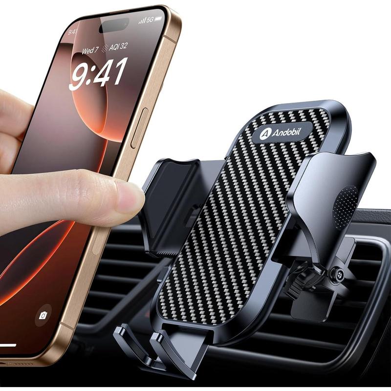 andobil [2025 NEW Car Phone Holder, [Patented Hawksbill Clip] Mobile Phone Holder for Cars Air Vent Automobile Cradle Car Phone Mount Compatible with iPhone 16 15 14 13 Pro Max Samsung S24 S23 S22 0