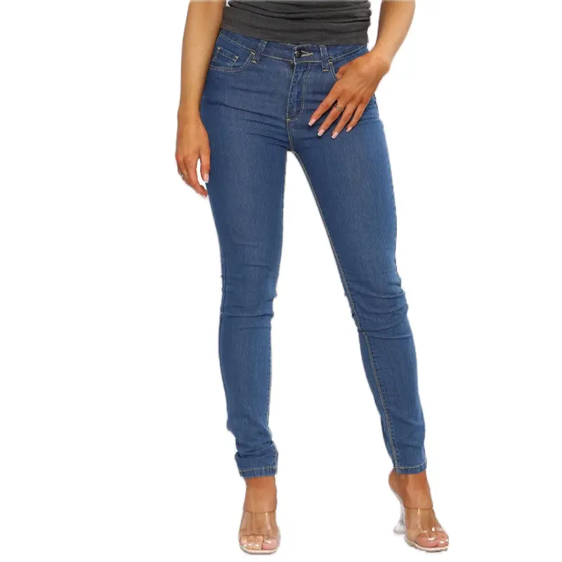 Womens Ladies Skinny Jeans Slim Fit Stretch Denim Pants UK Size 8-22 Casual Womenswear Bottom Style Comfort Lady 3