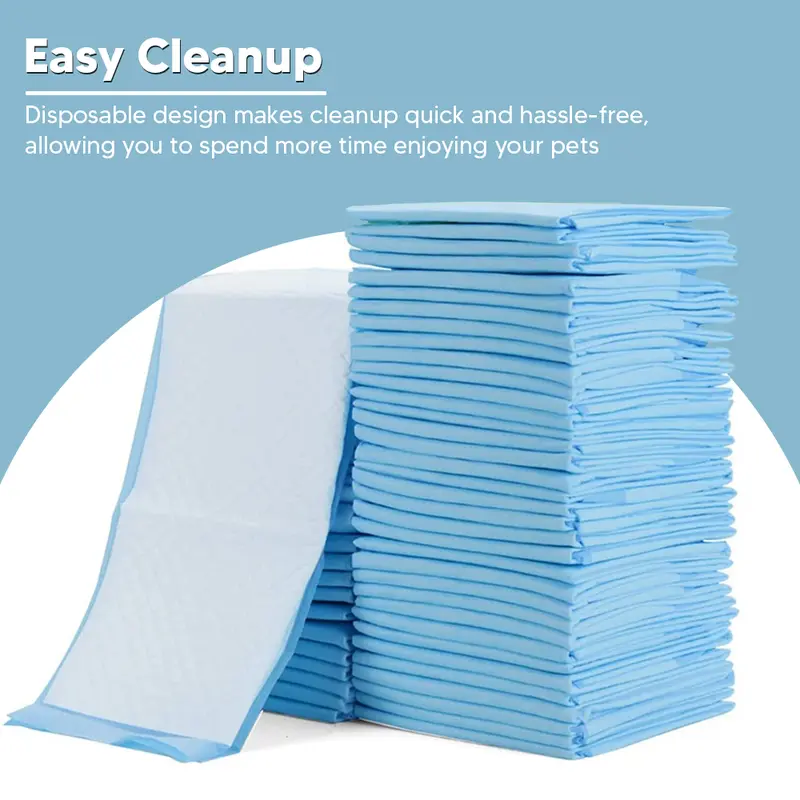 Large Puppy Training Pads - Super Absorbent & Leak-Free - Toilet Pee Wee Mats for Cat and Dog 3