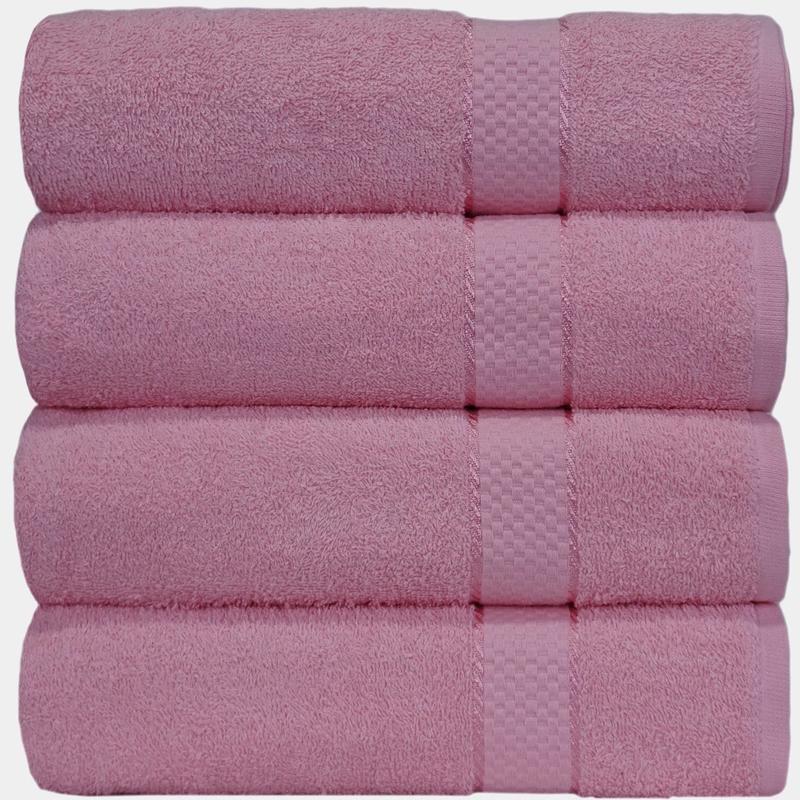 Bargain Bath Towel - Budget-Friendly 100% Egyptian Cotton - Super Soft - 80x140cm Absorbent Soft Sheet Smooth Plain luxury 5