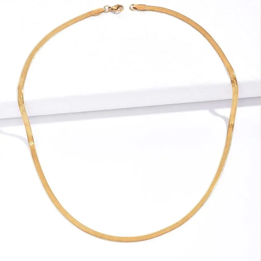 Aria Gold Snake Necklace
