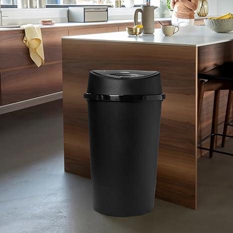 Product Introduction of KetoPlastics 45 Liter 45 Litre 45L TOUCH BIN Colour Bin for Home Garden Office School Kitchen Bathroom Top Bin Portable Pedal Bin Removable Lid (BLACK) 3