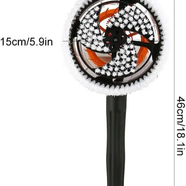 Autojack Gardenjack Rotating Wash Brush Rotary Pressure Washer Attachment Compatible with Kärcher Application Windows Garden Furniture Vehicles Karcher 5