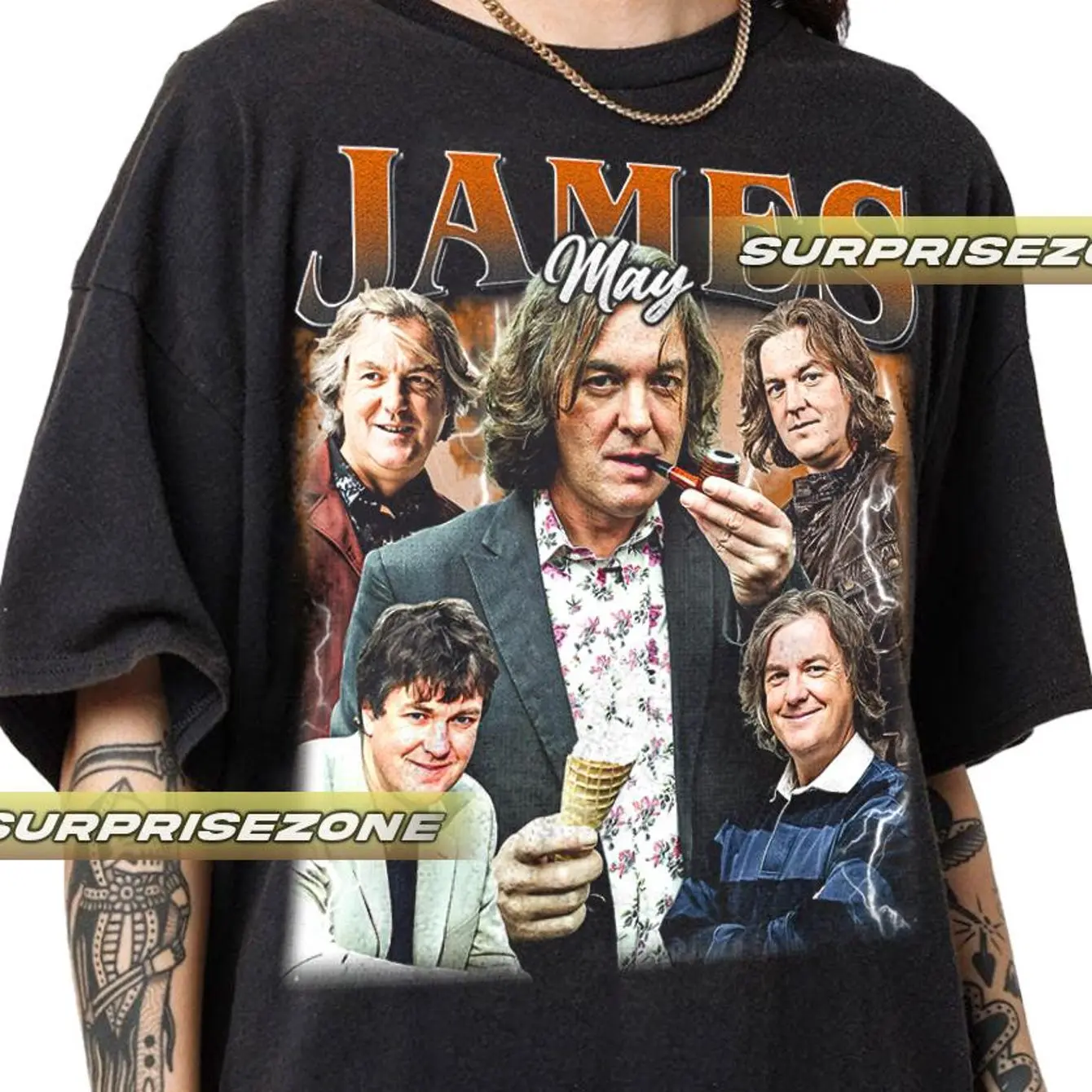 James May Unisex Softstyle Vintage Shirt, Gift For Woman and Man Unisex T-Shirt