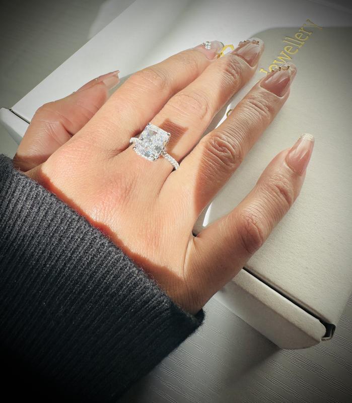 Infinity Glow Sterling Silver Ring 2