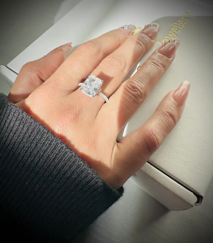 Infinity Glow Sterling Silver Ring 2