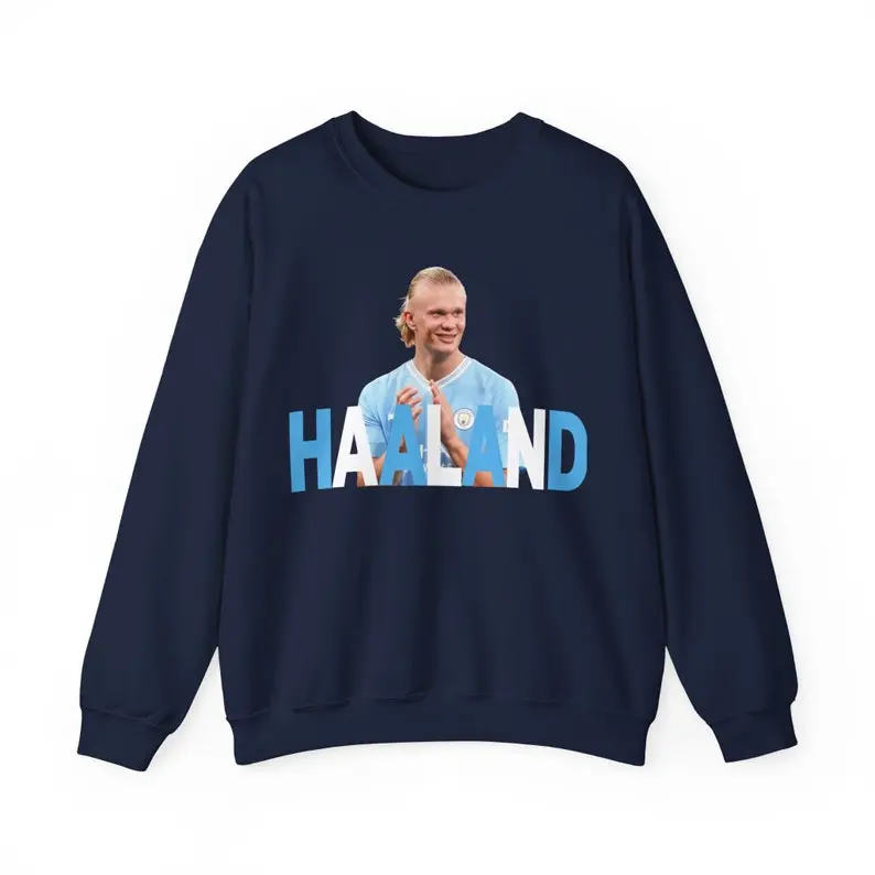 YOUTH Erling Haaland jersey Sweatshirt, The Cityzens, Manchester City Sweatshirt , Fan Sport ,Classic 90s Tees, Perfect Gift for Football Fans
