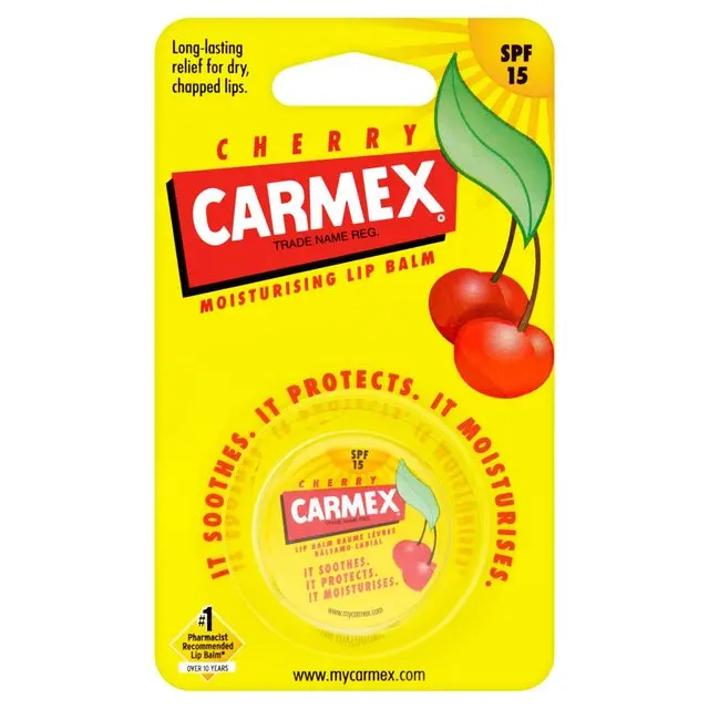 Carmex Cherry Lip Balm Pot SPF15