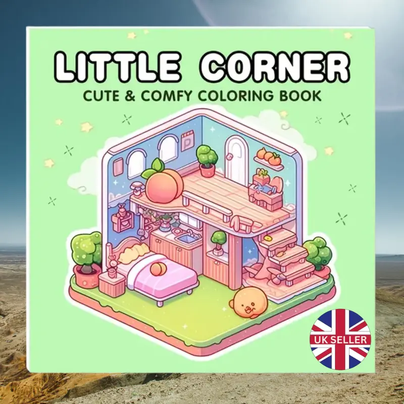 Little Corner Coloring Book for Adults & Teens – 40 Relaxing Hygge-Inspired Designs for Stress Relief | UK Seller, Next-Day Delivery 2