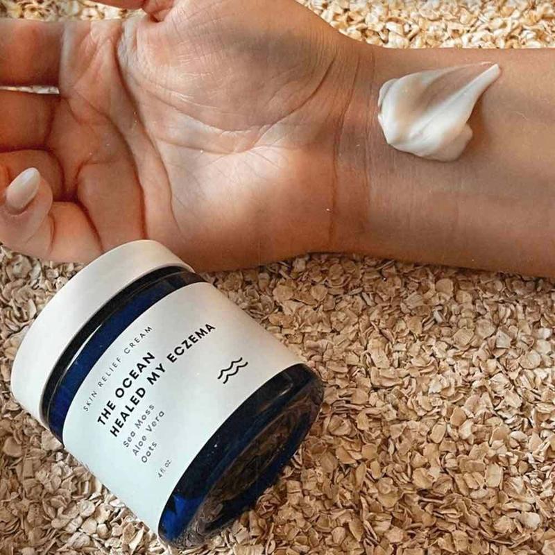 The Ocean Healed My Eczema Plus Moisturizing Cream Oats Sea Moss Aloe Lotion 3
