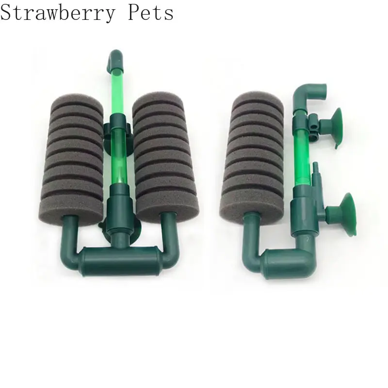 New Bio Sponge Filter for Aquarium Fish Tank Shrimp Pond Air Pump Biochemical Filtration Noiseless Foam aquarium accessories 2