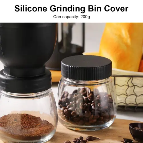 Manual Coffee Bean Grinder , Hand Coffee Grinderc Burr, Hand Crank/Handheld UK Ceramic Glass Tea Grinding 3