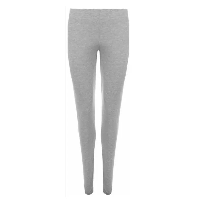 Ladies Viscose Plain Stretchy Soft Womens Leggings Elasticated Waist 8-26 4