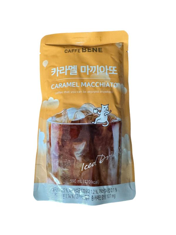 Caffe Bene 190ml Iced Drinks Pouch, choose from coffee or fruity flavours 1