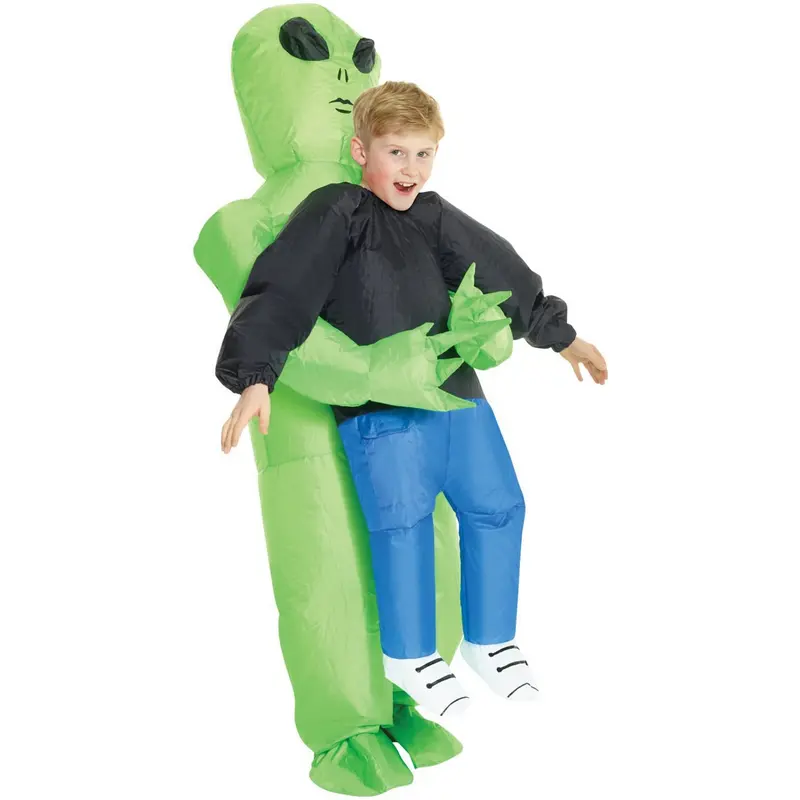 Morph Alien Costume for Kids, Inflatable Alien Costume, Abducted by Aliens Costume, Alien Blow Up Costume 0