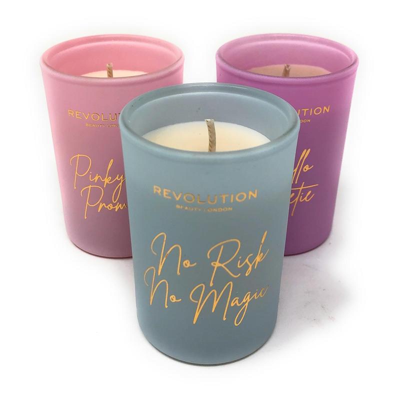 Mini Scented Candle Trio Awakening Gift Set Aroma Decor Freshener Glass Decoration Floral  Cozy Fragrance 2