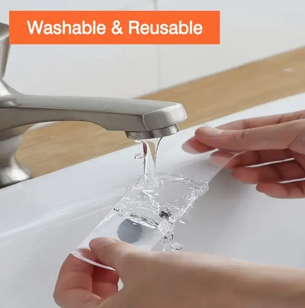 Durable Waterproof & Mould-Proof Sealant Tape: Easy Nano Adhesive for Sinks, Baths - Versatile & Long-Lasting Size 3cm x 5metres 2
