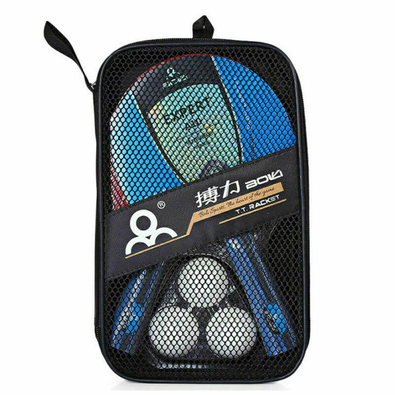 Product Introduction of New speed and spin PPong Table Tennis Set / rackets with 2 Bats,3 Balls & Bag 33