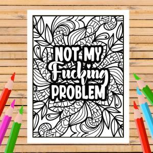 Things I Want To Say At Work But Can't Coloring Book: A Stress Relieving Swear Word Adult Stress Relief Management Gag Gift with Hilarious Work Quotes To Color. Paperback – Large Print, 21 Sept. 2022 2