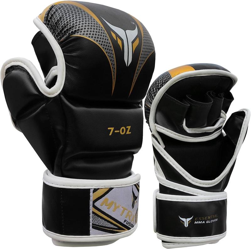 Mytra Fusion MMA Gloves with Open Palm and Adjustable Wrist Support, Grappling Sparring Gloves for Cage Fighting, Training, Combat Sports, Kickboxing, Muay... 8