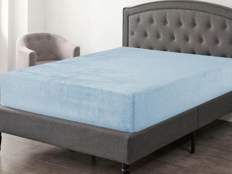 Brit House Coral Fleece Fitted Bed Sheet 30cm Deep, Premium Quality Mattress Cover Protector, Wrinkle Resistant Bedding, Luxury, Breathable Fabric, Easy Care, Machine Washable 0