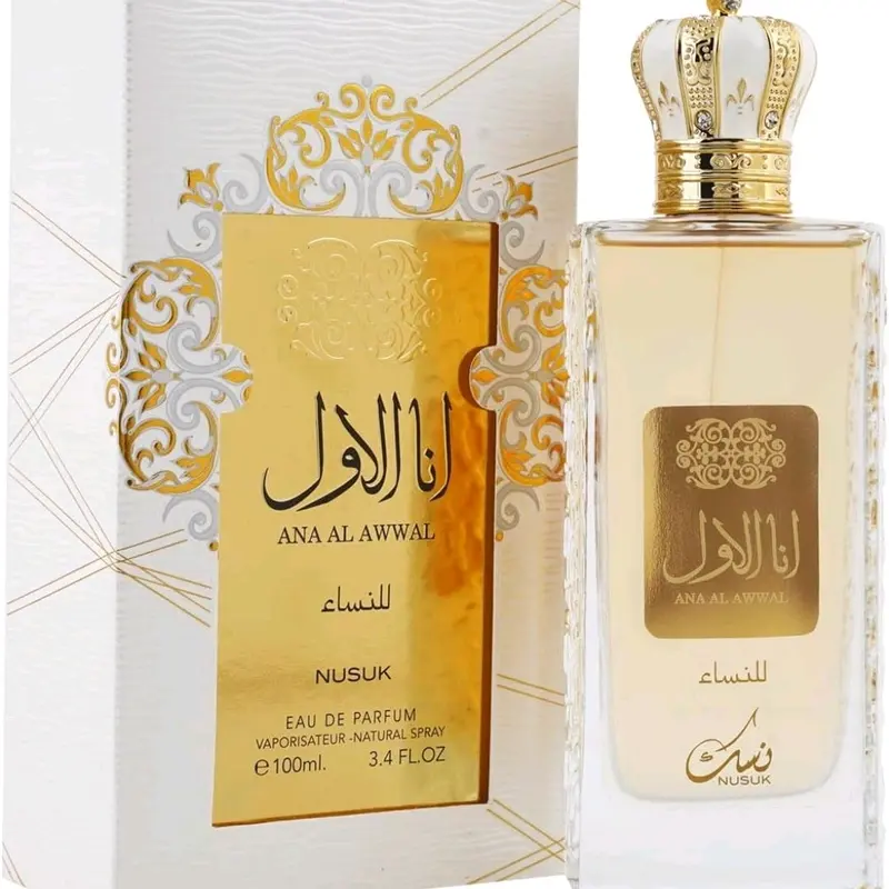 Ana Al Awwal EDP 100ml By Nusuk For Womens Perfume Spray Long Lasting Fragrance Scent 0