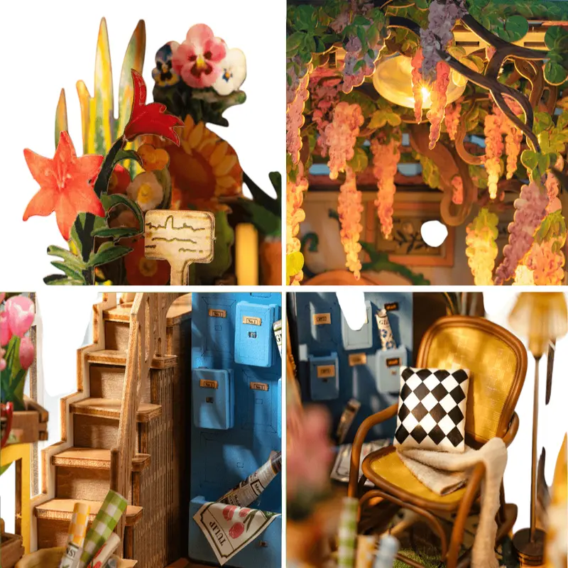 Garden House Book Nook Kit 4