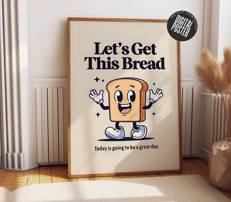 Cafe Wall Art Print Trendy Home Decor Retro Print Cute Coffee Poster Retro Print Trendy Kitchen Decor Cute Quote Printable Wall Art Pink 0
