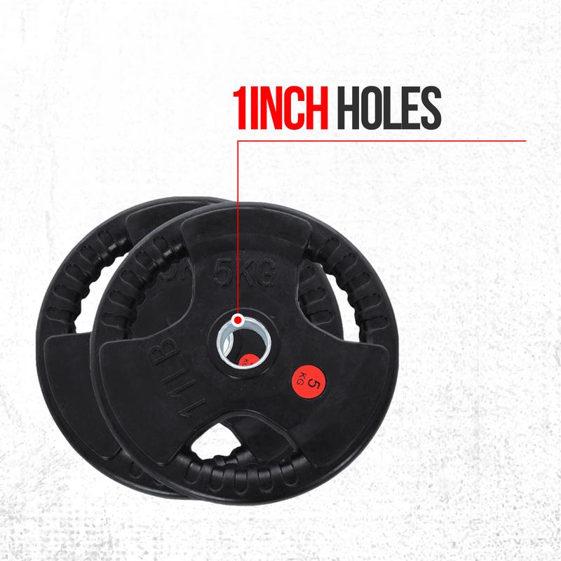 50KG / 70KG/ 100KG 1 Inch (1"/25mm) Weight Plates Set 6