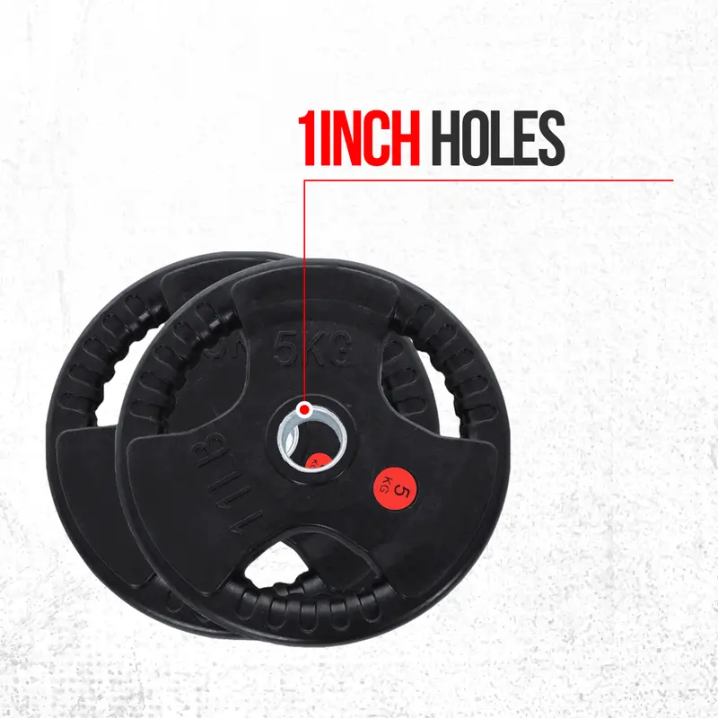 50KG / 70KG/ 100KG 1 Inch (1"/25mm) Weight Plates Set 6