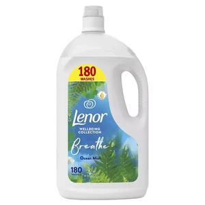 Lenor Fabric Conditioner Ocean Mist - 180 Wash (Wellbeing Collection) For Household 3.6L